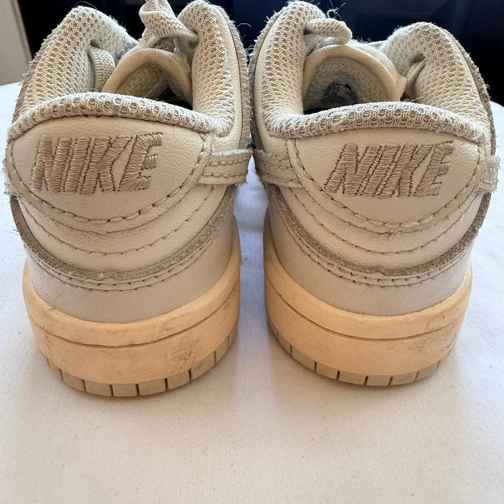 Nike Dunk Low Light Bone Sail Toddler Sneakers DD1503-107 Size 6.5C